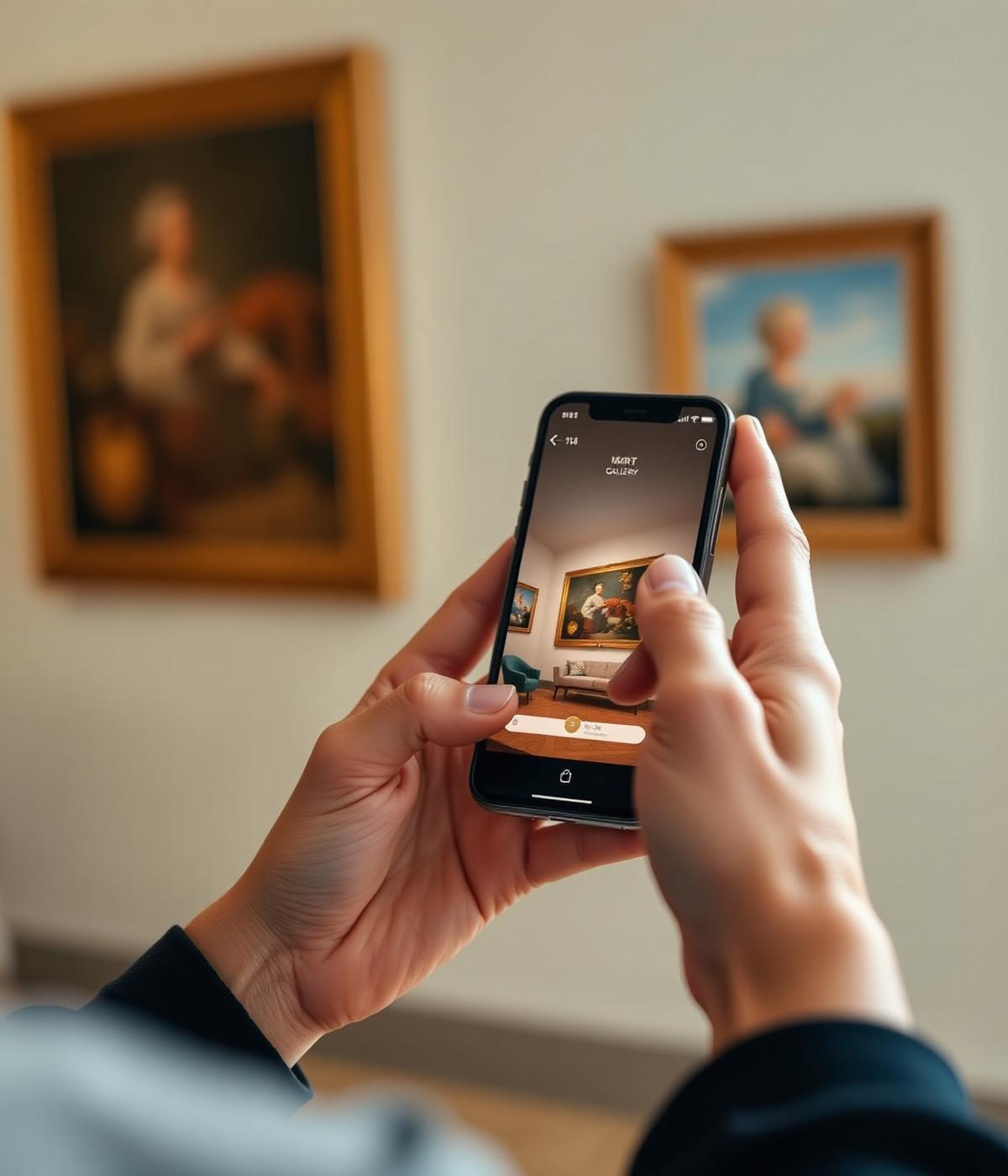 Marchelletta Studios gallery on mobile